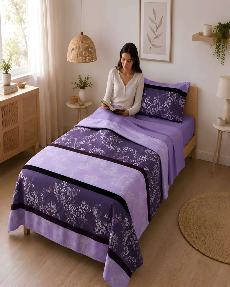 SABANAS DE VERANO CONFORT 1,5 PLAZAS - SET 3 PIEZAS - 6