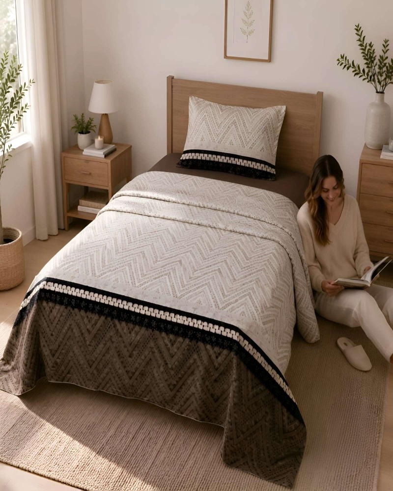 SABANAS DE VERANO CONFORT 1,5 PLAZAS - SET 3 PIEZAS - 1