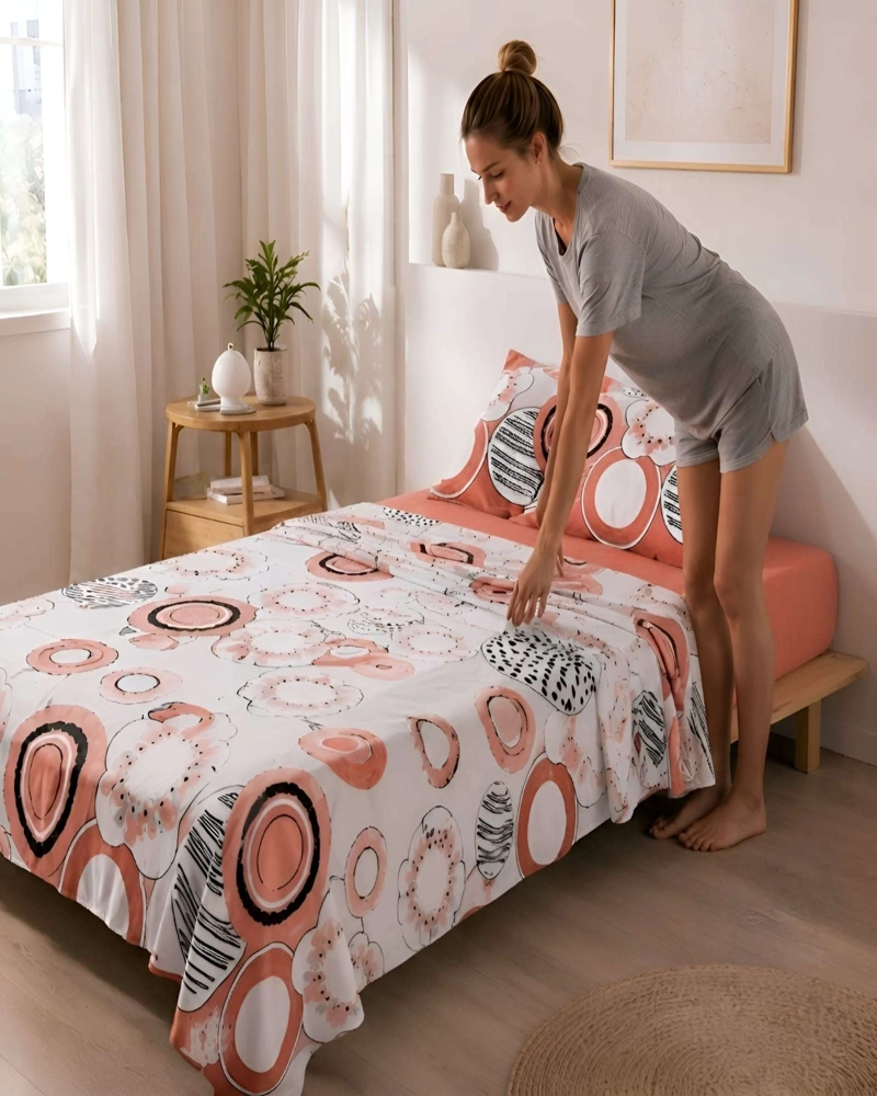 SABANAS DE VERANO CONFORT 1,5 PLAZAS - SET 3 PIEZAS - 6