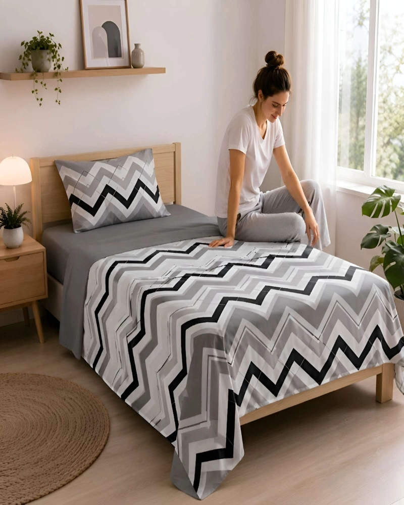 SABANAS DE VERANO CONFORT 1,5 PLAZAS - SET 3 PIEZAS - 1
