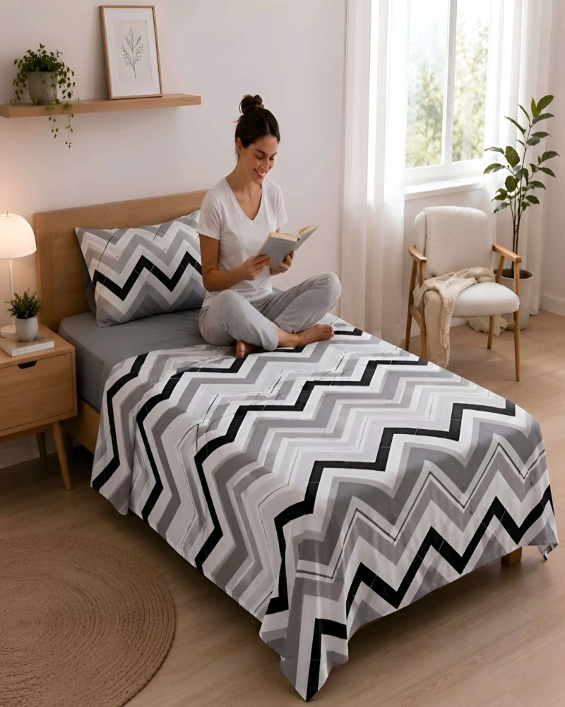SABANAS DE VERANO CONFORT 1,5 PLAZAS - SET 3 PIEZAS - 4