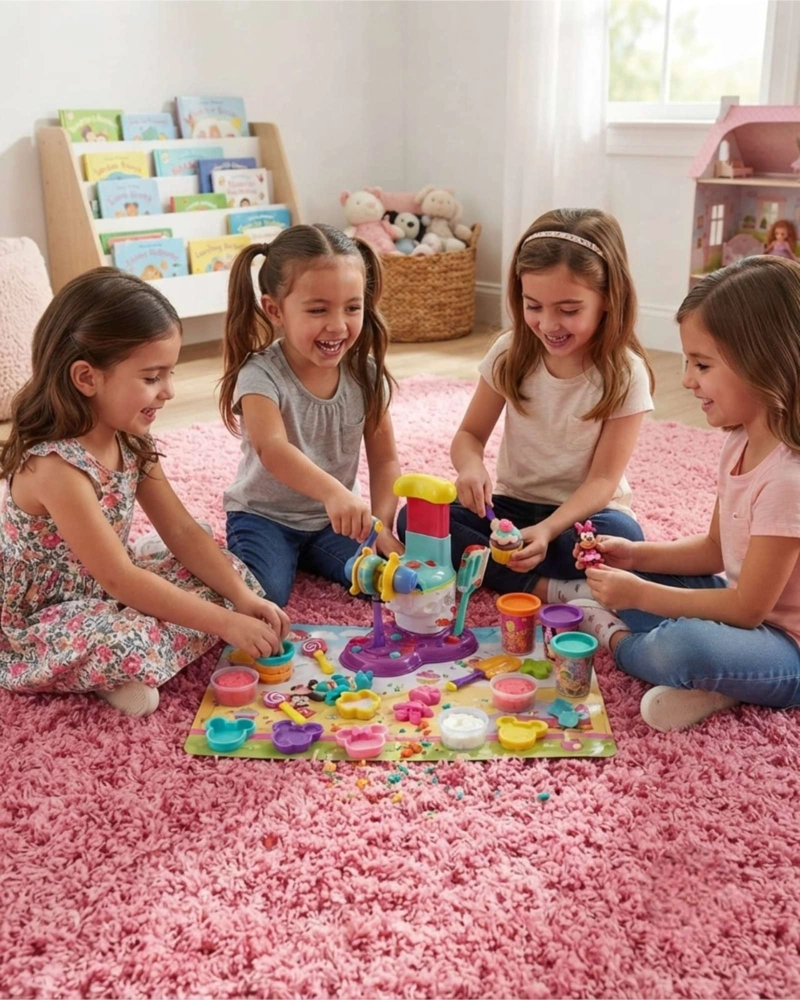 SET MASAS PLASTILINAS FABRICA DE DULCES MINNIE MOUSE DISNEY - 3
