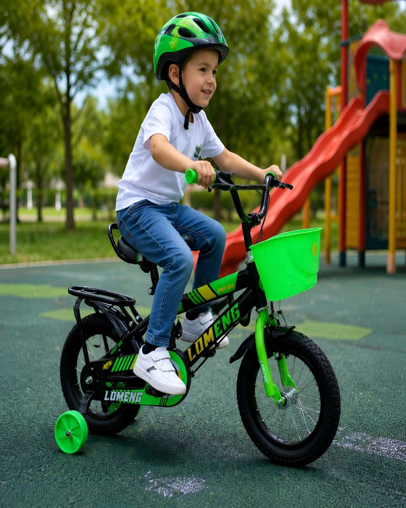 BICICLETA INFANTIL ARO 12 CON RUEDAS DE ENTRENAMIENTO Y CANASTO - 2