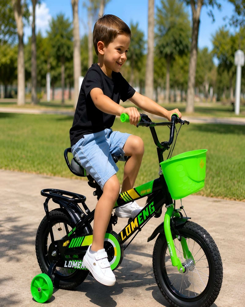 BICICLETA INFANTIL ARO 12 CON RUEDAS DE ENTRENAMIENTO Y CANASTO - 3