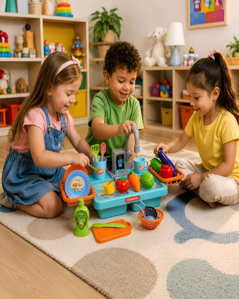 LAVAPLATOS INFANTIL ELE CTRICO CON SISTEMA DE CIRCULACION DE AGUA - 2