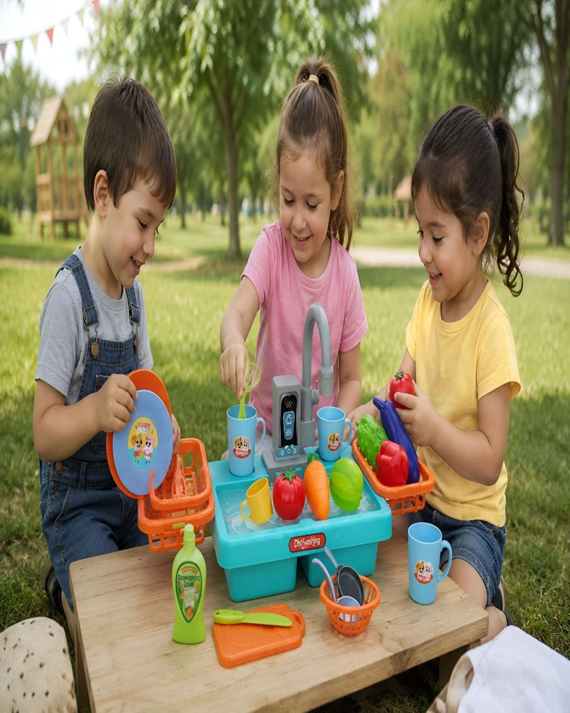LAVAPLATOS INFANTIL ELE CTRICO CON SISTEMA DE CIRCULACION DE AGUA - 4