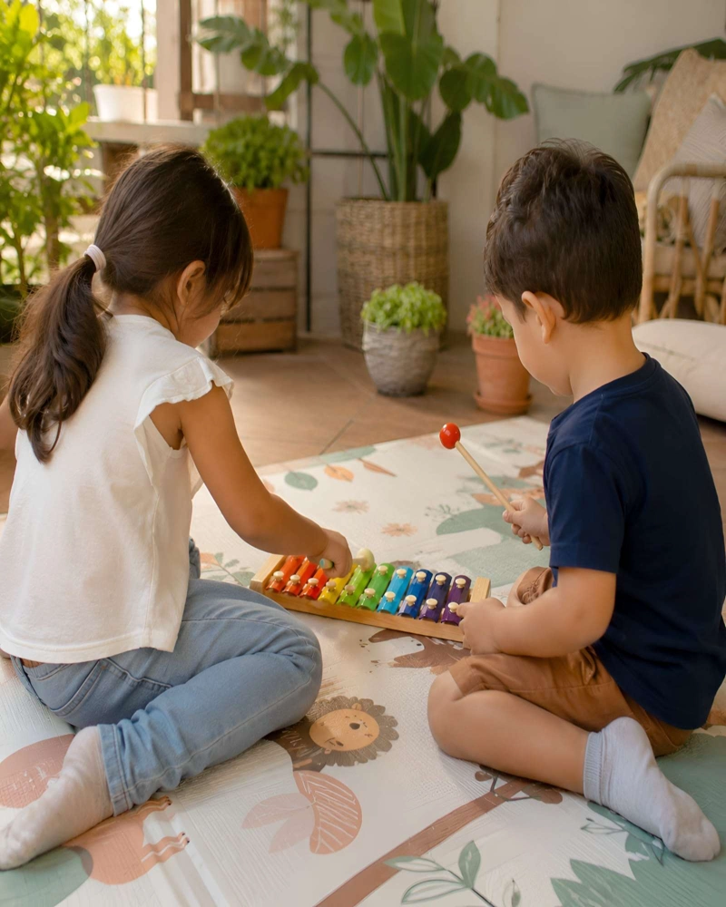 JUGUETE DIDACTICO XILOFONO DE MADERA 8 NOTAS PARA NIÑOS - 5