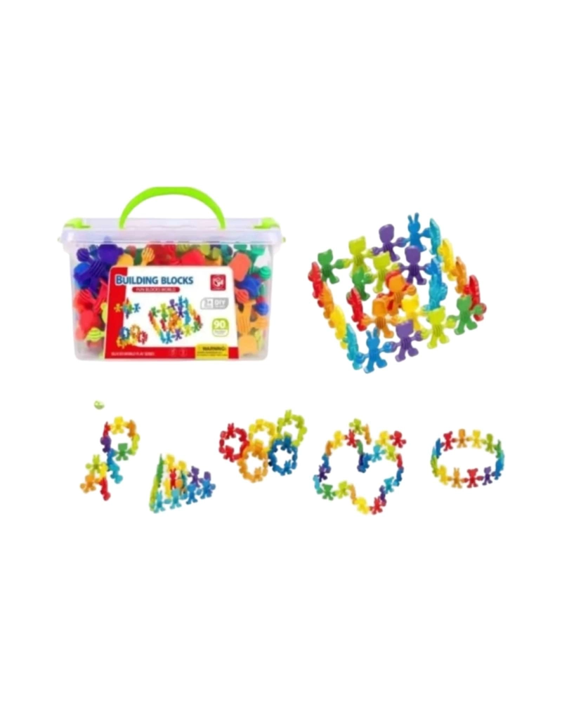 SET DIDACTICO DE ENSAMBLAJE Y CONECTORES DE ANIMALES 90 PIEZAS - 6