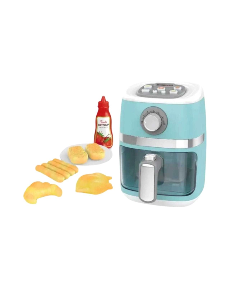 SET FREIDORA DE AIRE Y COMIDA DE JUGUETE CON ACCESORIOS - 6