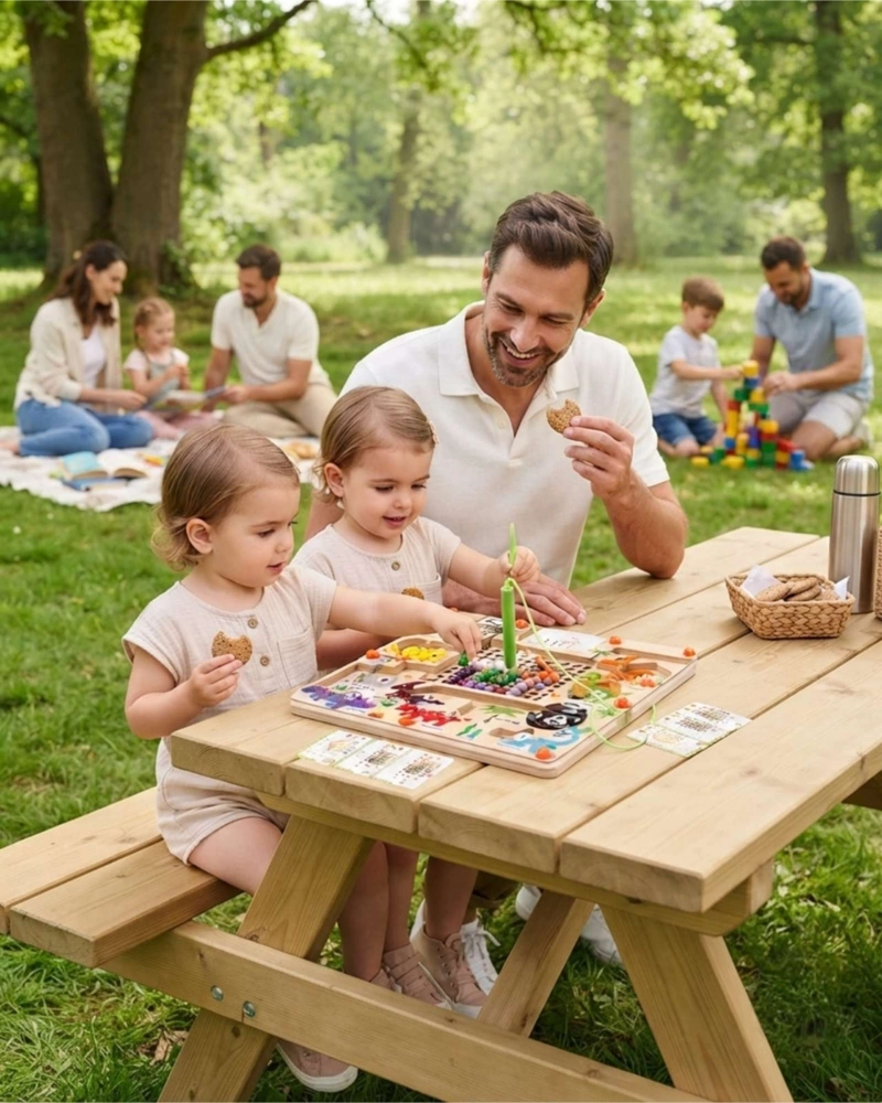 TABLERO MAGNE TICO INFANTIL DINOSAURIOS - JUEGO DIDACTICO DE MADERA - 2