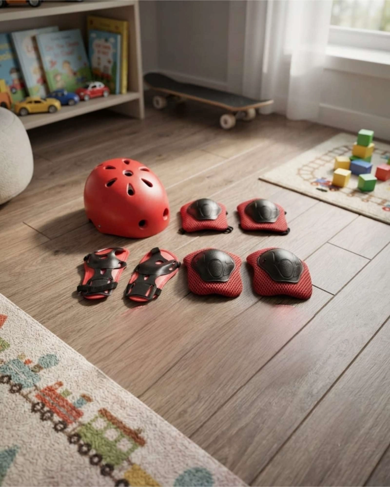 PROTECCION INFANTIL 4 EN 1: CASCO, RODILLERAS, CODERAS Y MUÑEQUERAS - 6