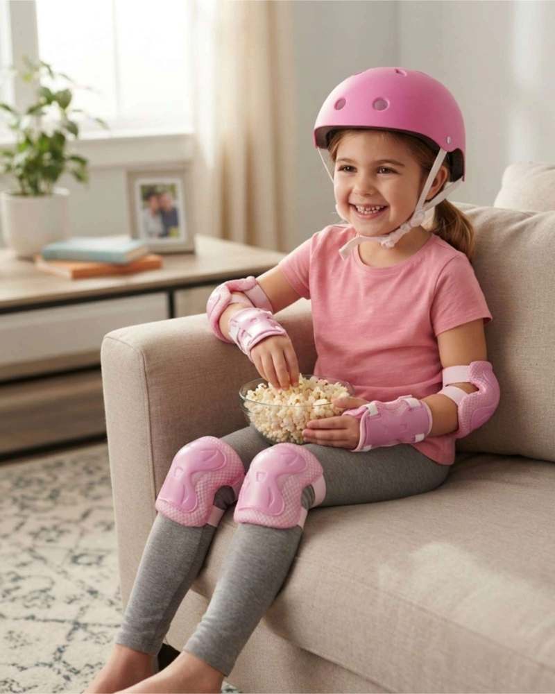 PROTECCION INFANTIL 4 EN 1: CASCO, RODILLERAS, CODERAS Y MUÑEQUERAS - 3