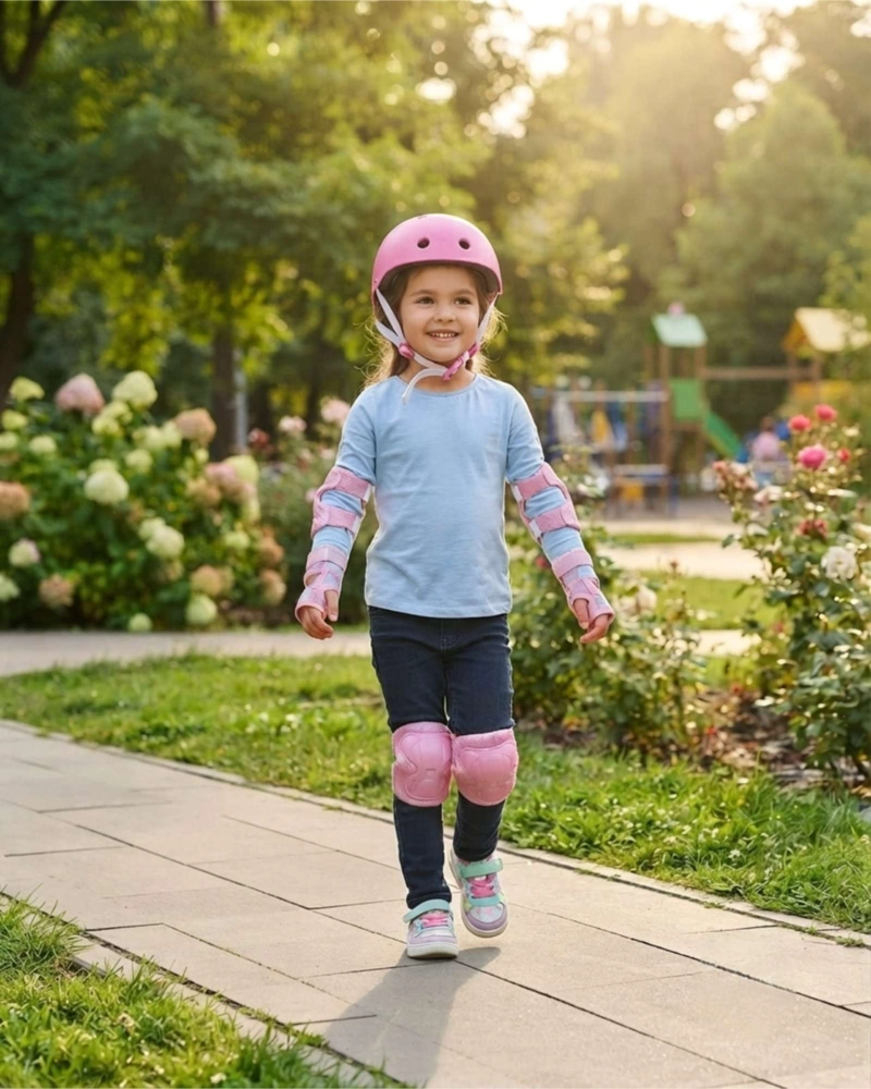 PROTECCION INFANTIL 4 EN 1: CASCO, RODILLERAS, CODERAS Y MUÑEQUERAS - 4