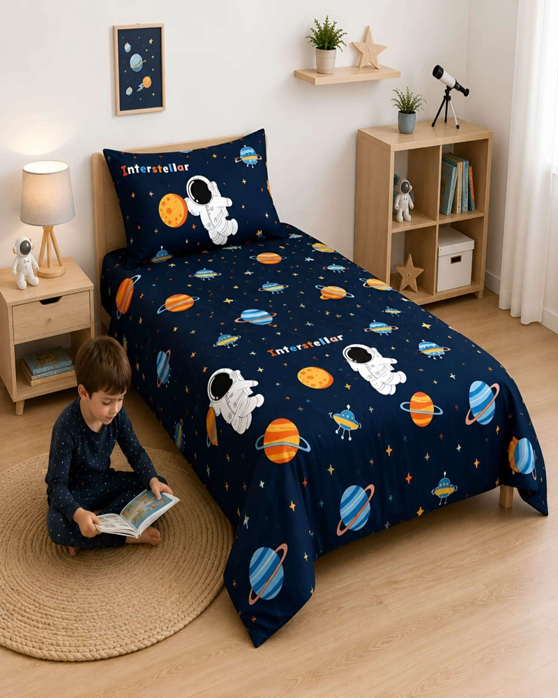 SET CUBRECAMA VERANO Y SABANAS 1.5 PLAZAS - 1