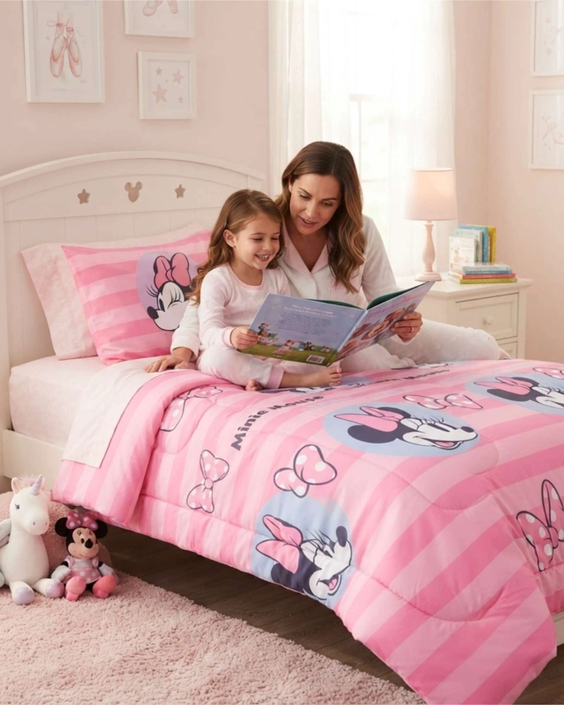 PLUMON DE RELLENO SUAVE Y LIGERO MINNIE MOUSE PLAZA Y MEDIA - 2