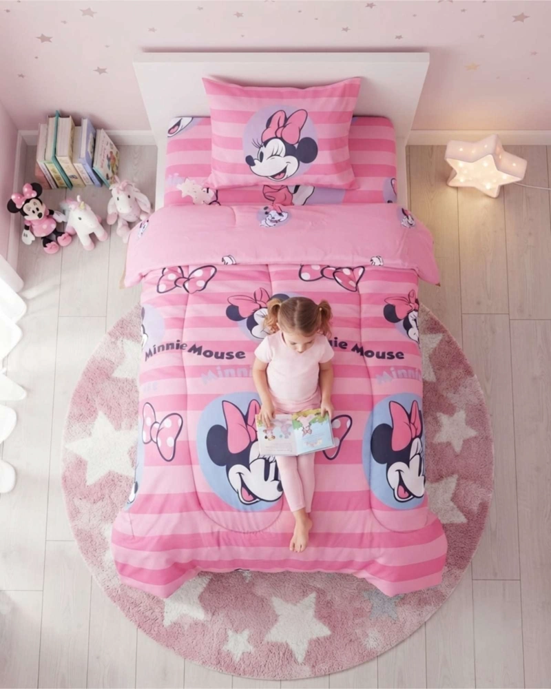 PLUMON DE RELLENO SUAVE Y LIGERO MINNIE MOUSE PLAZA Y MEDIA - 5
