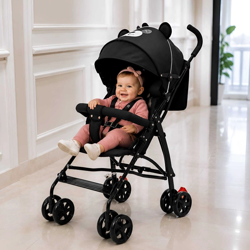 COCHE DE PASEO PLEGABLE Y LIVIANO PARA BEBE - 5