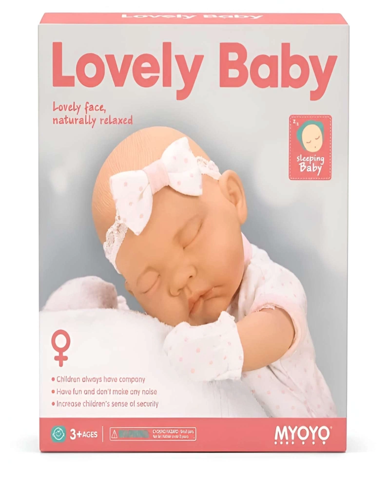 MUÑECA BEBE  REBORN DURMIENTE CON ROPA Y ACCESORIOS 45 CM - 6