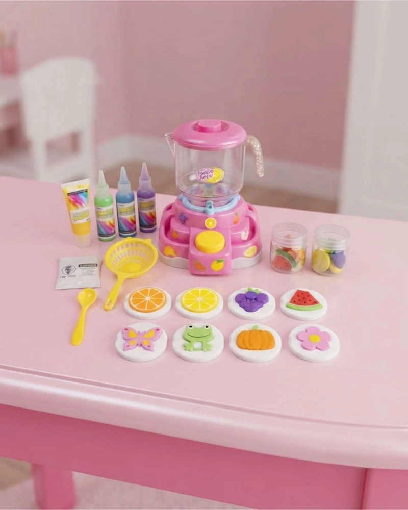 JUGUERA INFANTIL MAGICA CON LUCES Y SONIDO + SET DE GEL CREATIVO - 3