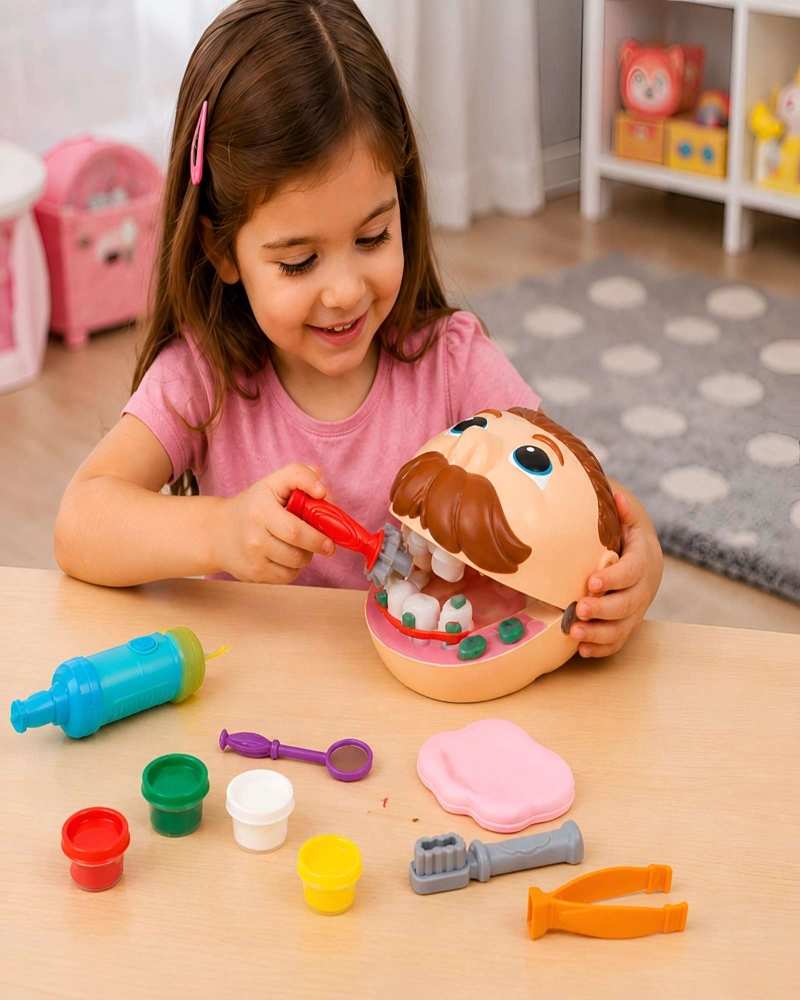 SET DE MASAS MOLDEABLES: EL DENTISTA CREATIVO - 6