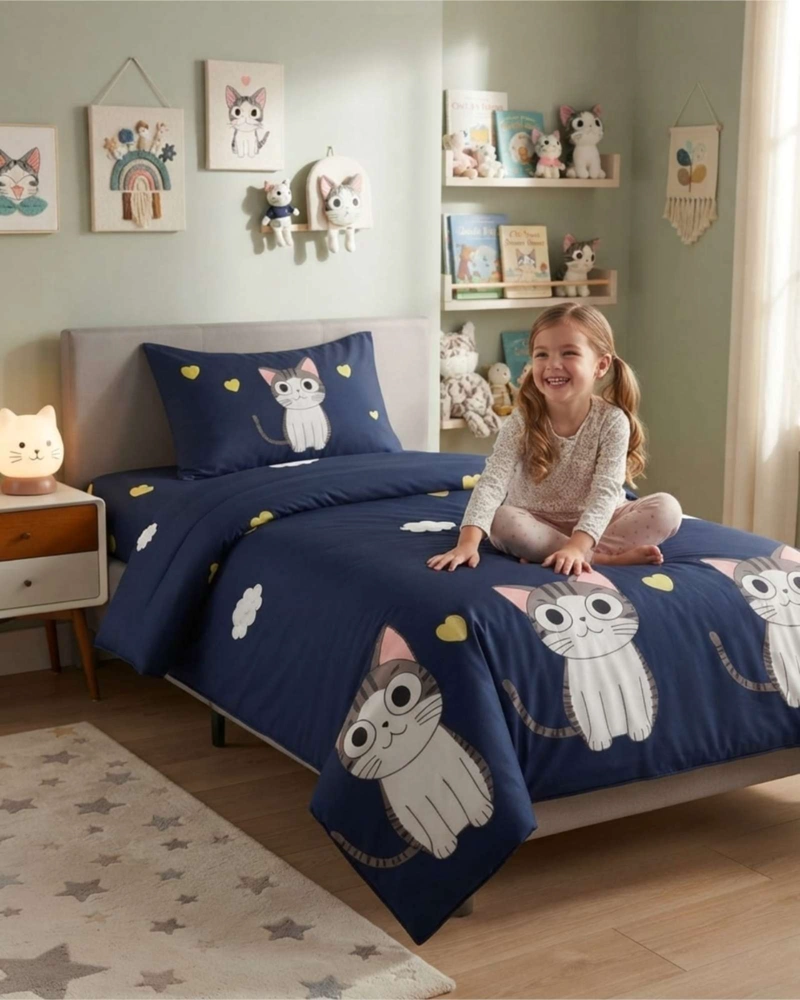 QUILT PLAZA Y MEDIA DE DISEÑO INFANTIL MAS 1 ALMOHADA - 4