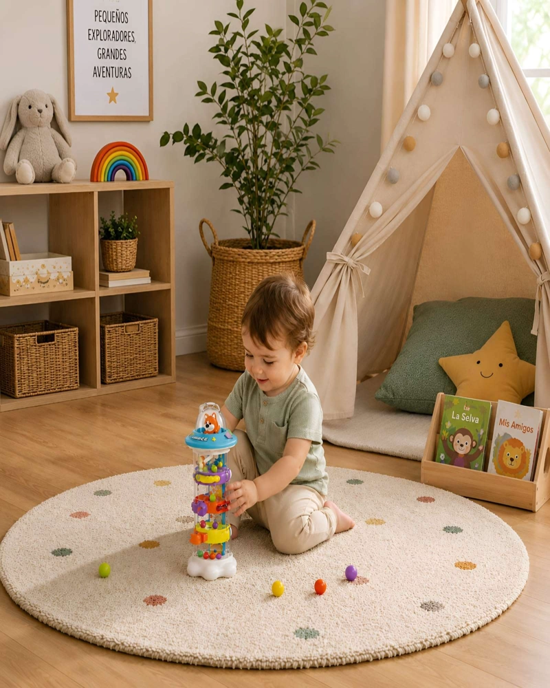 JUGUETE DE ACTIVIDADES DIDACTICO 6 EN 1 ESPACIAL PARA BEBE - 2