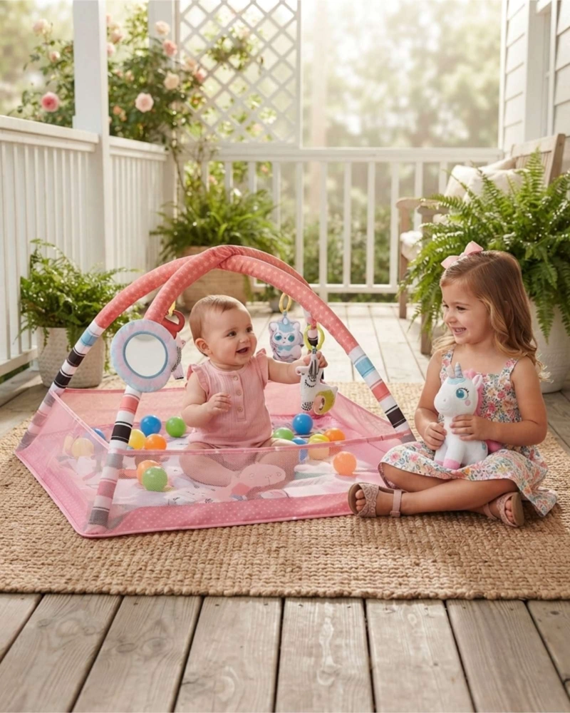 GIMNASIO Y CENTRO DE ACTIVIDADES PARA BEBE 2 EN 1 DIDACTICO - 3