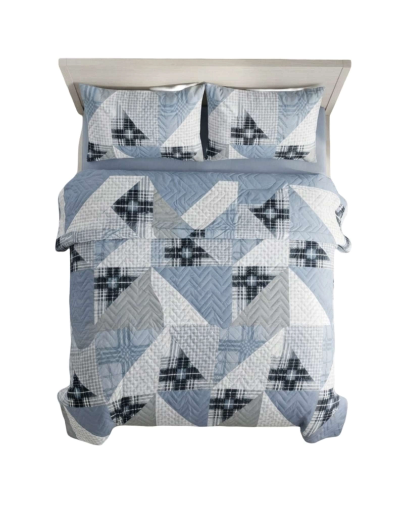 CUBRECAMA QUILT DE VERANO KING DELGADO ULTRA LIVIANO - 6