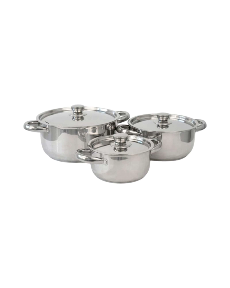 BATERIA DE COCINA ANTIADHERENTE 6 PIEZAS JUEGO DE OLLAS - 6