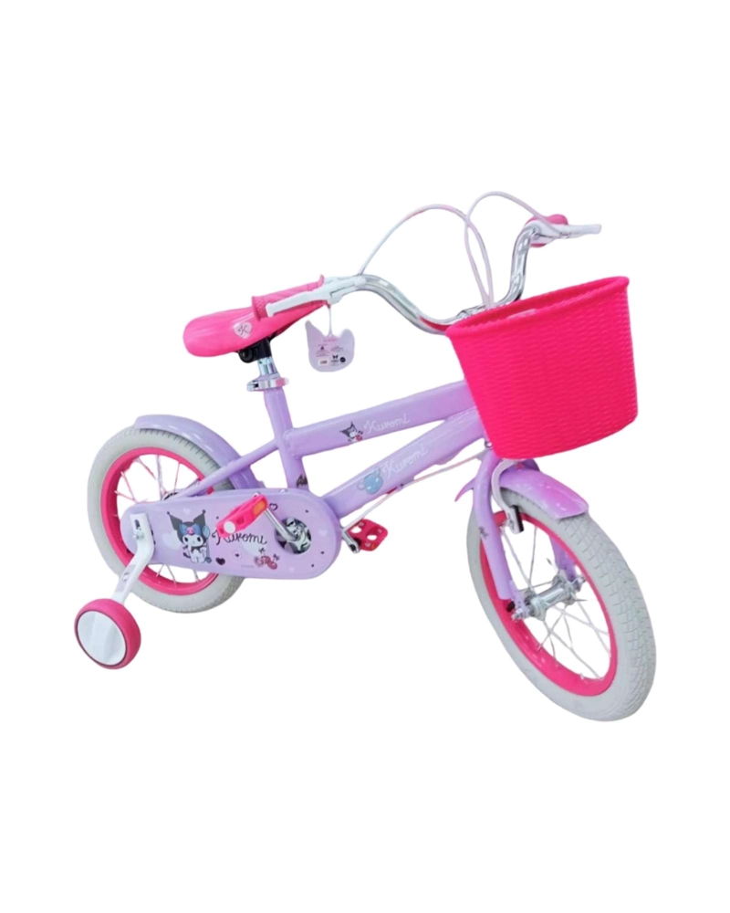 BICICLETA INFANTIL ARO 14 PARA NIÑA CON CANASTO Y RUEDAS DE ENTRENAMIENTO - 6