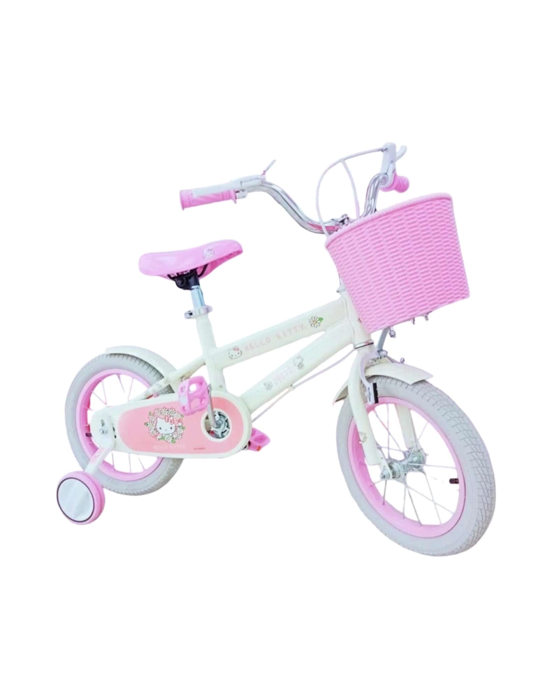 BICICLETA INFANTIL ARO 14 PARA NIÑA CON CANASTO Y RUEDAS DE ENTRENAMIENTO - 6