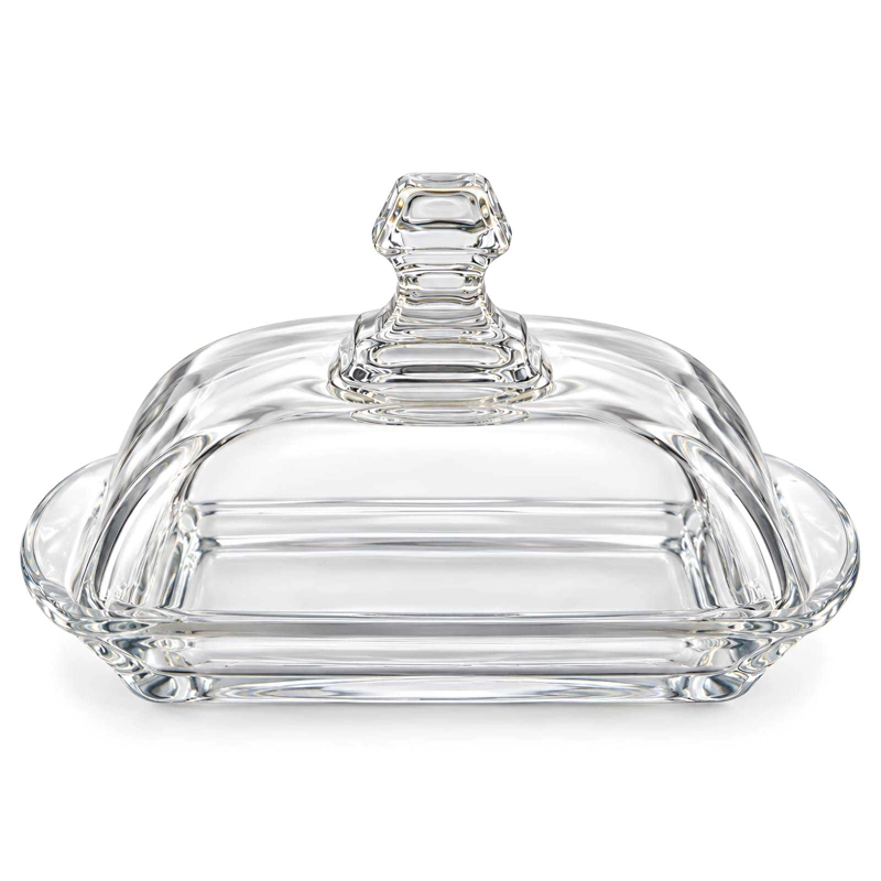 SET MANTEQUILLERO DE VIDRIO CON TAPA LIVERPOOL 17 CM - 5