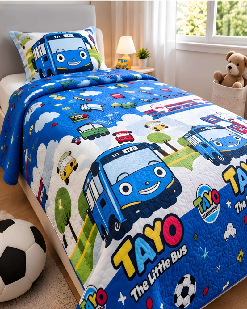 QUILT ACOLCHADO 1.5 PLAZAS 180X230 CM + FUNDA DE ALMOHADA - 4