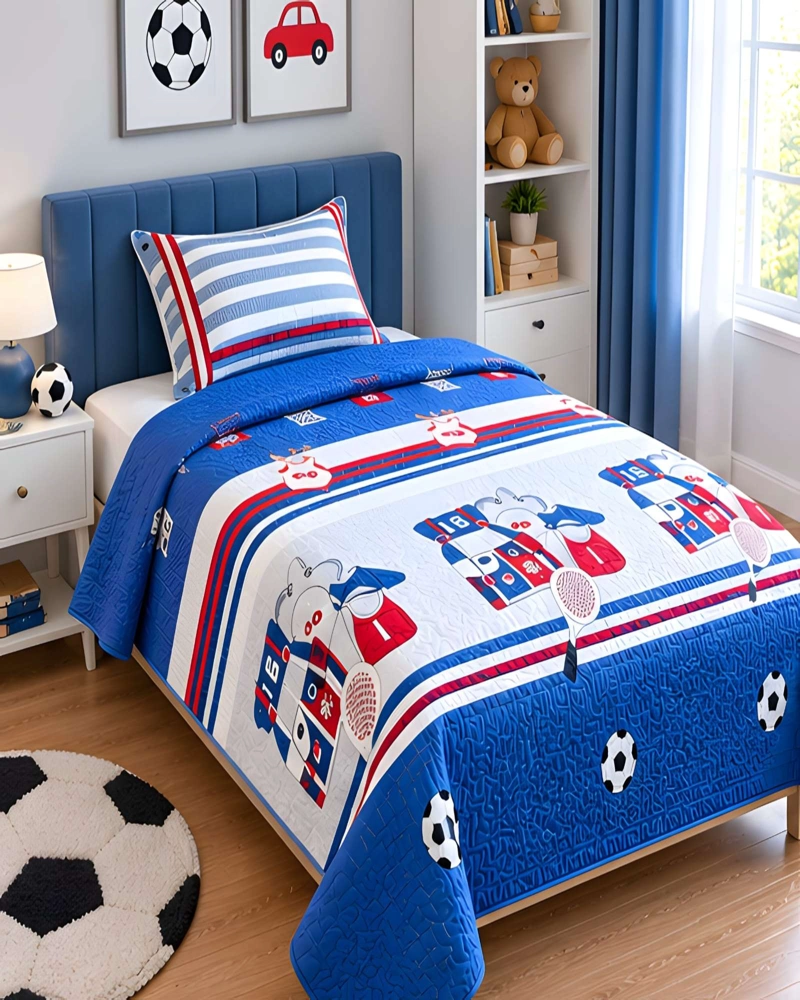 QUILT 1.5 PLAZAS 180X230 CM + FUNDA DE ALMOHADA - 1