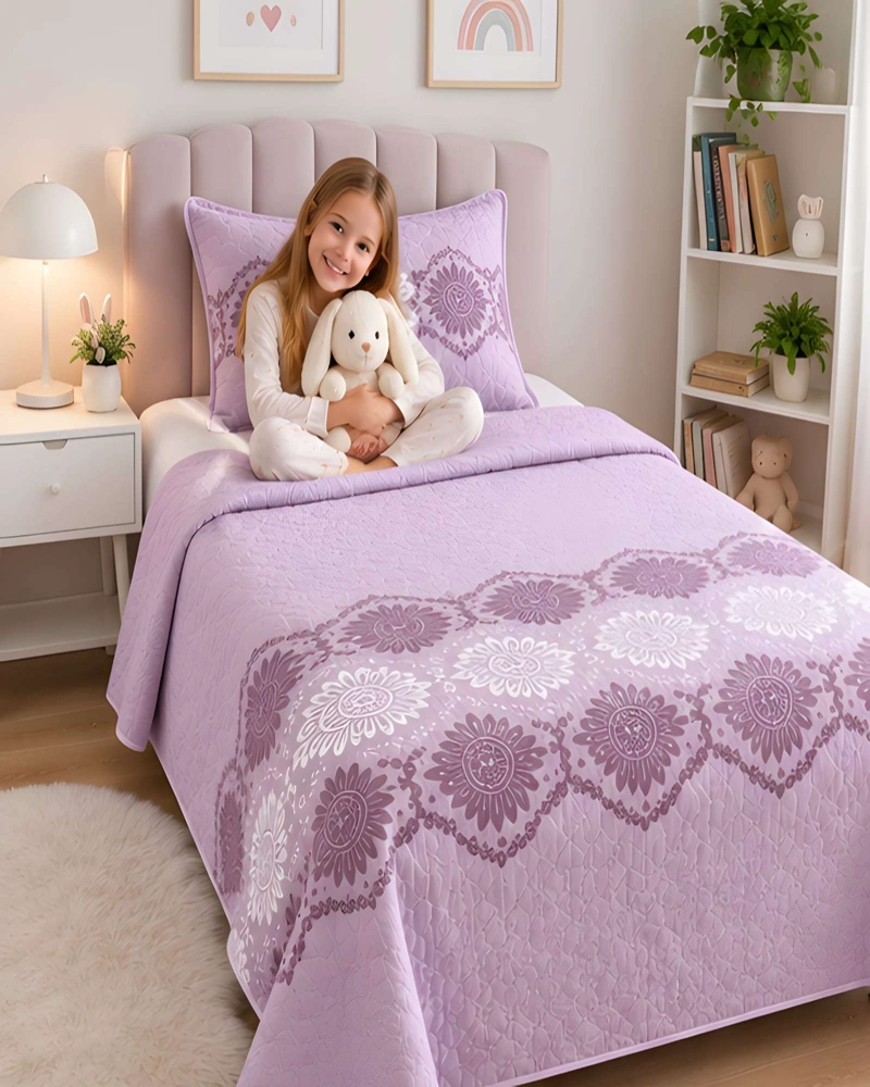 QUILT ACOLCHADO 1.5 PLAZAS 180X230 CM + FUNDA DE ALMOHADA - 3