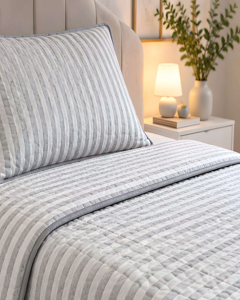 SET CUBRECAMA 1.5 PLAZAS 180X230 CM + ALMOHADA + FUNDA - 3