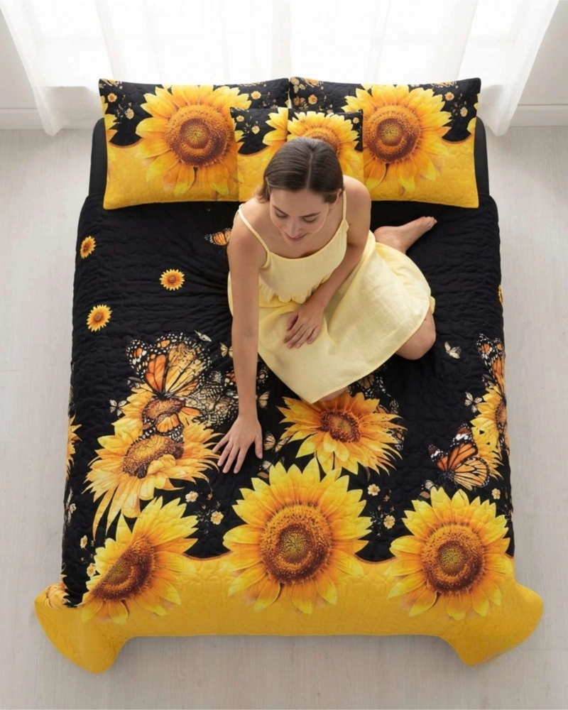 QUILT DE VERANO KING TRANSPIRABLE Y SUAVE - 4