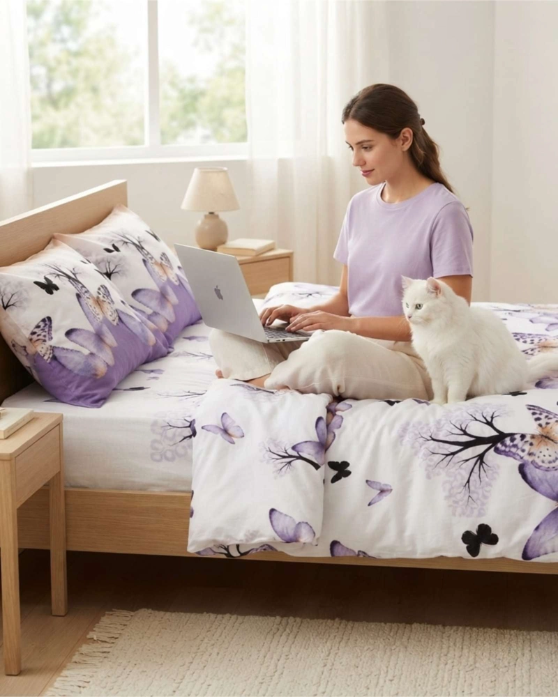 QUILT DE VERANO KING MAS ALMOHADAS TRANSPIRABLE Y SUAVE - 1