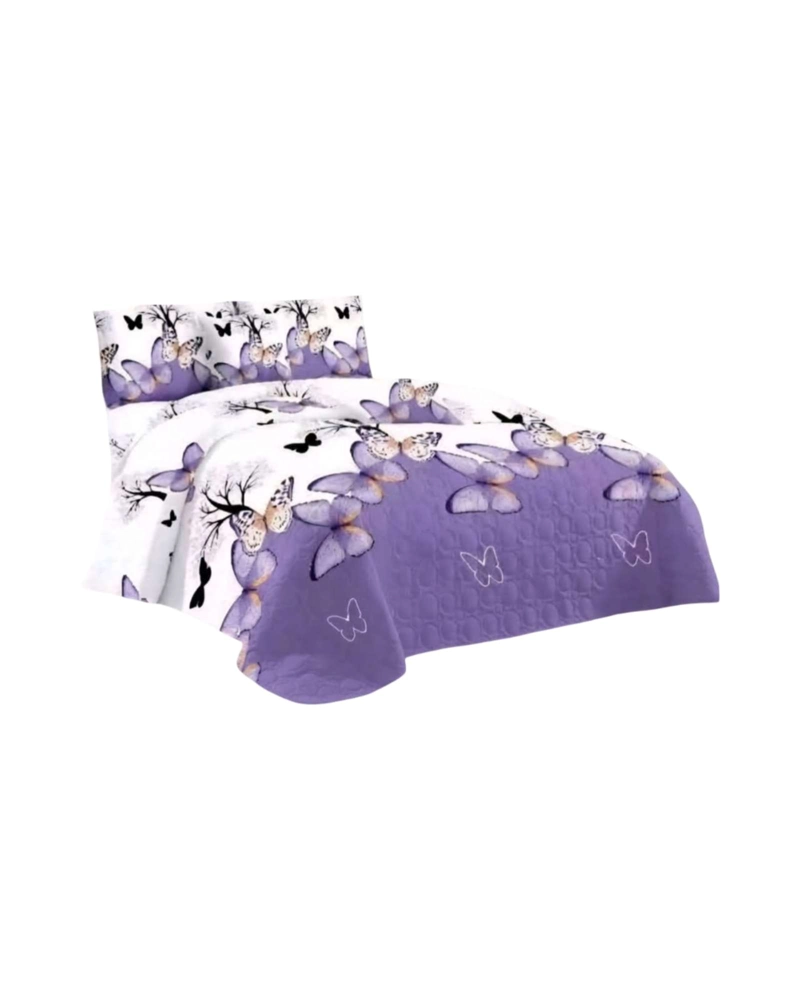 QUILT DE VERANO KING MAS ALMOHADAS TRANSPIRABLE Y SUAVE - 6