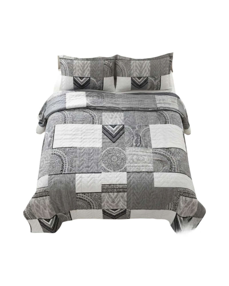 QUILT DE VERANO KING TRANSPIRABLE Y SUAVE - 6