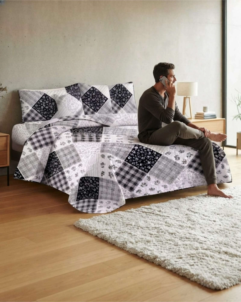 QUILT DE VERANO KING TRANSPIRABLE Y SUAVE - 2