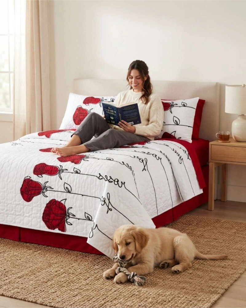 QUILT DE VERANO KING TRANSPIRABLE Y SUAVE - 2