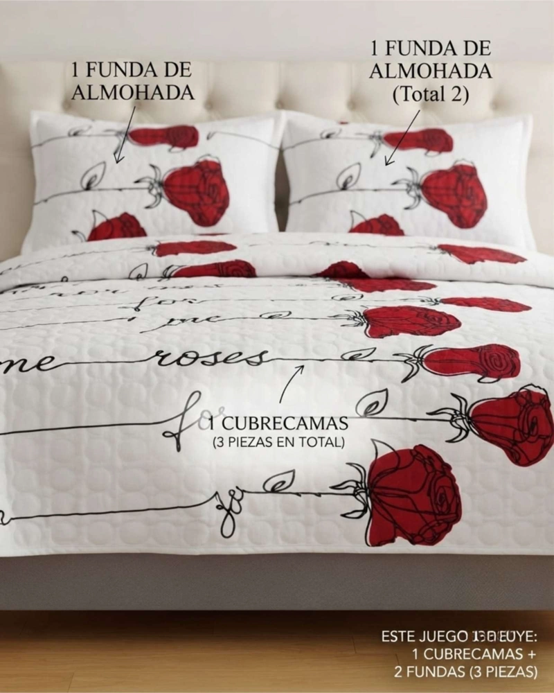 QUILT DE VERANO KING TRANSPIRABLE Y SUAVE - 5