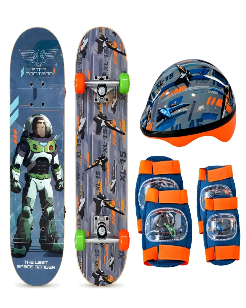KIT PATINETA INFANTIL CON CASCO Y KIT SEGURIDAD - 5