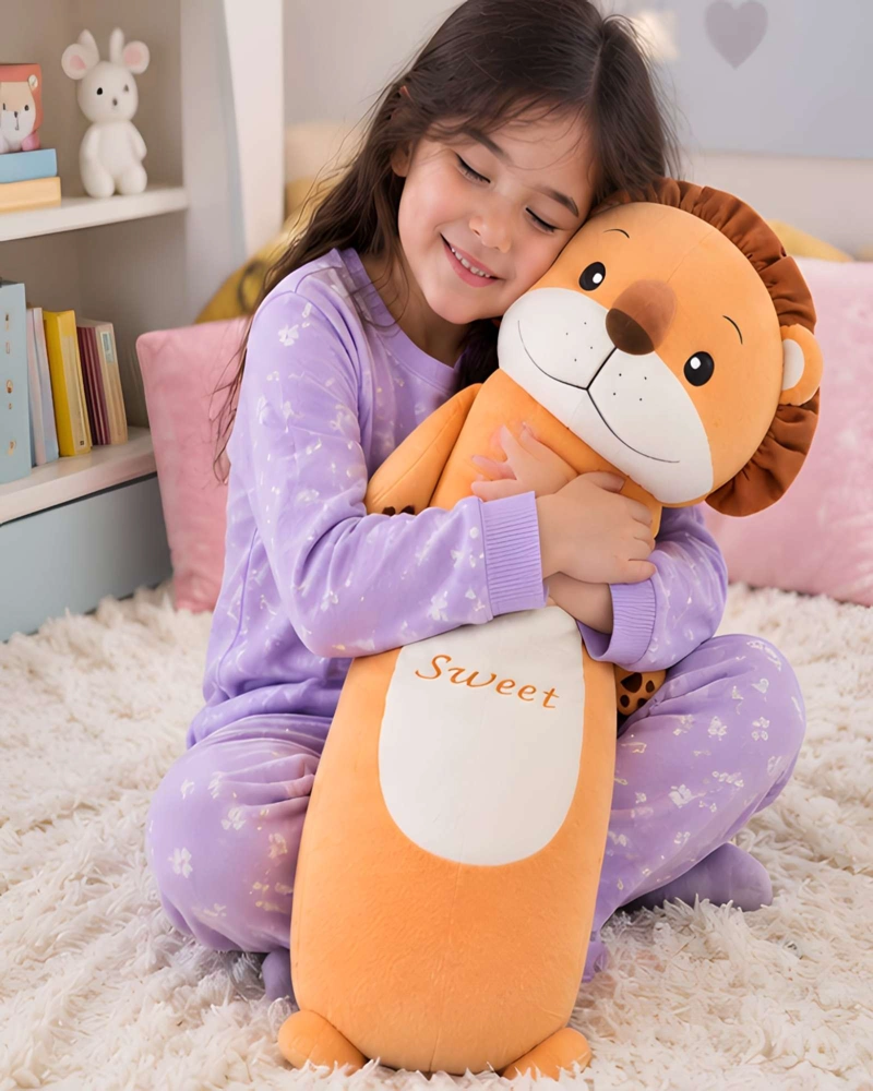 PELUCHE GIGANTE DE 70 CM ALMOHADA DE APOYO Y RESPALDO SUAVE - 4