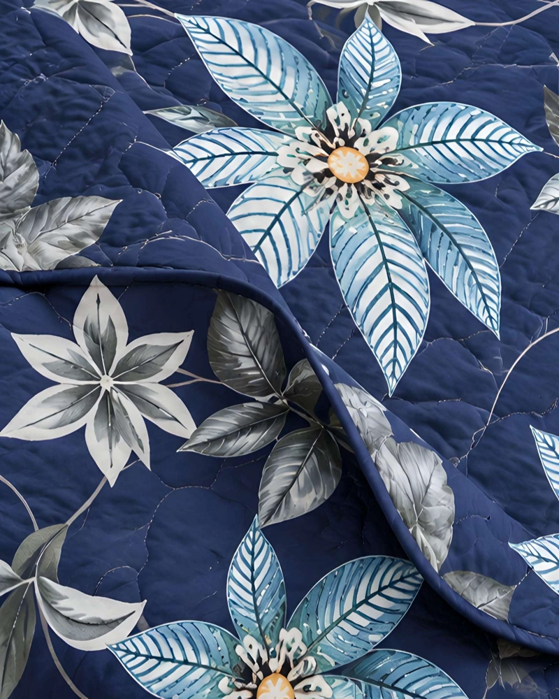 CUBRECAMA QUILT 1.5 PLAZAS PARA VERANO CON ALMOHADA INCLUIDA - 1