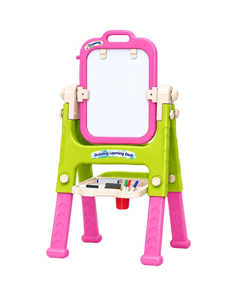 PIZARRA DIDACTICA INFANTIL DE PIE DOBLE CARA CON ACCESORIOS - 6
