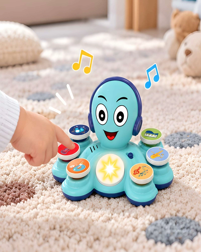 PULPO MUSICAL INFANTIL ROCK 'N ROLL CON LUCES Y SONIDOS - 3