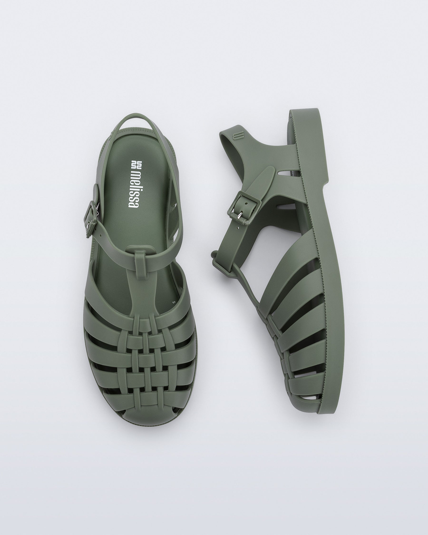 SANDALIA MUJER MELISSA POSSESSION VERDE OSCURO - 5