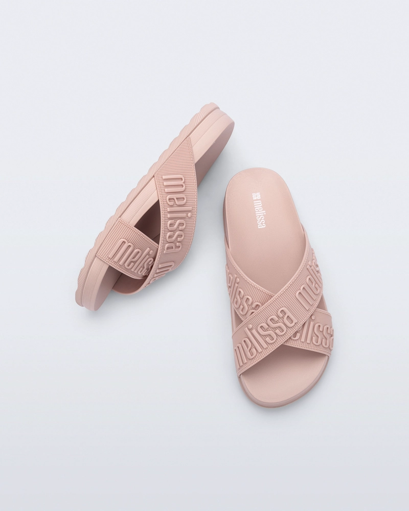 SANDALIA MUJER MELISSA COZY SLIDE M LOVER II ROSA CLARO - 3